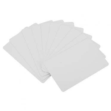 YUMILI 10 Pièces NFC sans Contact Carte Blanche à Puce étiquette S50 IC 13.56MHz RFID Lisible Carte D'accès Inscriptible (comme Indiqué)