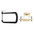 thumbnail image 1 of Bunblic Classical Guitar Bridge Clamp Guitar Bridge Install Clamp Luthier Tool Quick Fastening Metal Fixture Clip Bridges Repair Tool with accessories, 1 of 8