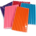 thumbnail image 1 of Hair Foam Curler Roller Set 10 Twist Curls Flexi Rods Reusable Cable Ties/Wrap to Organize Cords Length 9.5" Random Color, 1 of 7