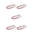 thumbnail image 3 of Transemion Eyeglass Strap Non- for Slip Stretchy Universal Rope Eyewear Sports Retainer Red 26.77 Inch 5Set, 3 of 6