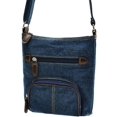 thumbnail image 1 of SUNSIOM Sac en Denim Décontracté pour Femmes à Bandoulière, Ajustable, à Multiples Poches, 1 of 9