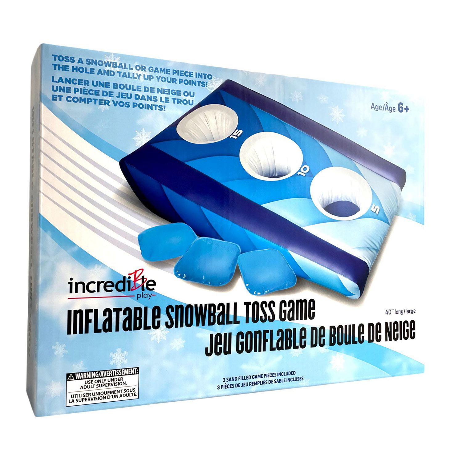 Jeu de lancer de boules de neige