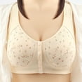 thumbnail image 4 of Bras for Women, 3PC Women's Front Buckle Oversized Tank Top Style Underwear Without Steel Rings, Everyday Bra, 4 of 5