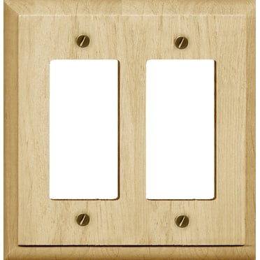 Atron Electro Industries Traditional Unfinished Double Rocker Wall Plate