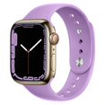thumbnail image 1 of ALMNVO Silicone Sport Watch Strap for Apple Watch Bands 38mm 44mm 40mm 41mm 45mm 42mm for Women Man, Silicone Sport Replacement Wristband Bracelet for iWatch Bands Series 6 SE 7 5 4 3 2 1, 1 of 9