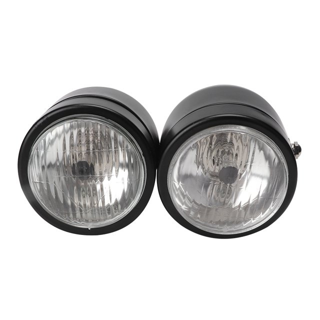 Double Phare, Moto Universelle 8.5 Po Fer Double Phare Moto Twinlamp Design Révolutionnaire