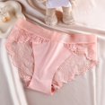 thumbnail image 2 of B91xZ Culottes en Coton pour Femmes Taille Haute, Rose L, 2 of 5