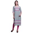 thumbnail image 1 of Bimba Printed Straight Tunic Dresses For Women Printed Indian Clothing, 1 of 5