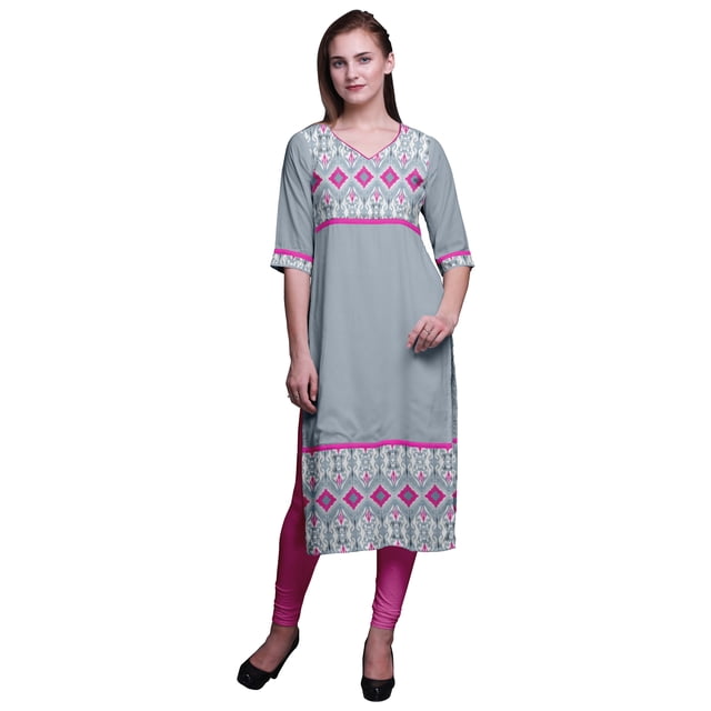 Bimba Printed Straight Tunic Dresses For Women Printed Indian Clothing