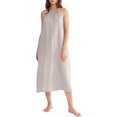 thumbnail image 4 of Kaemgyyd Robes à Col Licou pour Femmes Été Sans Manches Robe d'Été Décontractée Plage Vacances Fluide Bohème Mi-Longue avec Poches, 4 of 7