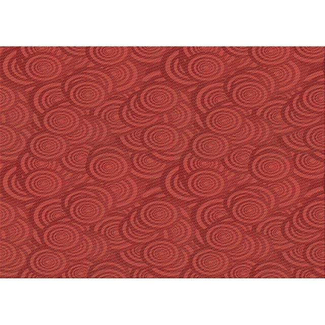 Ahgly Company Tapis d'Intérieur Rectangulaires Transitionnels Rouges Lavables à la Machine, 8 Pieds x 12 Pieds