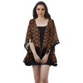thumbnail image 1 of Moomaya Boléro Ouvert Imprimé Manches Kimono Imprimé Couverture de Plage pour Femmes, 1 of 5