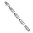 thumbnail image 2 of Comb Clip, Ergonomic  Snap Clip Portable 50pcs  For Hair Salon Silver, 2 of 8