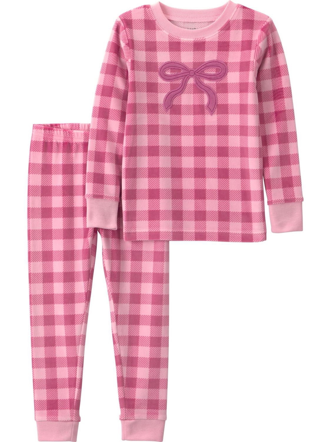 Carter's Child of Mine Toddler and Baby Girl 2-Piece Comfy Soft Pajama Set