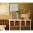 thumbnail image 2 of Elegant Designs Modern Leather Table Lamp with White Fabric Shade, 2 of 3