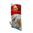 thumbnail image 3 of Command™ Hooks 17036BN-2EF, Brushed Nickel, Large, 2 Hooks/4 Strips/Pack, 3 of 8