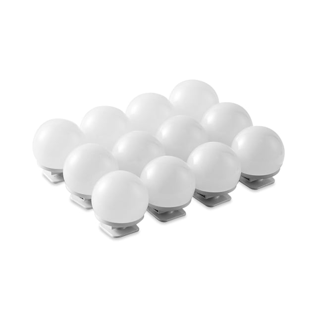 yeacher USB Vanity Mirror Light with 3-Color Dimmable LED Bulbs, 12-Pack Makeup Illumination Lamp