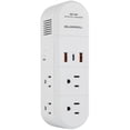 thumbnail image 1 of Bell + Howell Swivel Power Surge Protector 9-Device Charging Station with 180° Swivel Plug, Quick Charge, 1 of 2