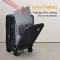 thumbnail image 2 of Joyway - 4 Ensembles de Bagages Valise Rigide en PC à Roulettes Pivotantes - (Valise Extensible 20 Pouces24 Pouces) Valise Enregistrée 28 Po, 2 of 8