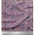 thumbnail image 1 of Soimoi Gray Poly Georgette Fabric Artistic Floral Decor Fabric Printed Yard 52 Inch Wide, 1 of 3
