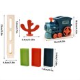 thumbnail image 5 of Dominos Dominos pour Enfants Ensemble de train Dominos pour Enfants de 3 à 8 Ans train domino train domino pour Enfants avec 100 train domino Automatique, 5 of 5