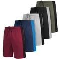 thumbnail image 1 of [5 Pack] Men's Dry-Fit Active Athletic Shorts Basketball Running Gym Workout with Two Side Pockets, 1 of 8