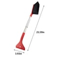 thumbnail image 3 of TOUMENY Car Snow Brush and Ice Scraper, Heavy-Duty Winter Snow Removal Tool for Car Windshield, Roof, Hood, Paint Protection Design, Ergonomic Grip for Easy Handling, 3 of 7
