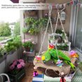 thumbnail image 3 of Bird Swing Perch Toy, Cage Hammock Standing Perch Toy Bird Hanging  Toy, Rattan  Bird Birds For Pets Parrots Animals, 3 of 8