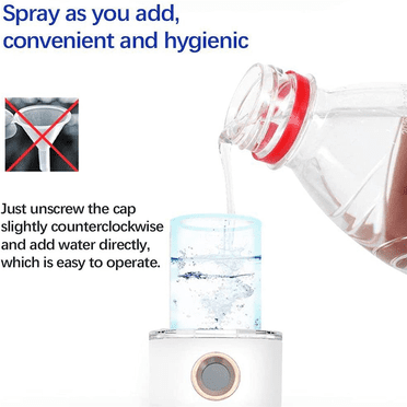 2X Portable Facial Steamer, Mini USB Facial Humidifier, Nano Facial Sprayer, Handy Face Steamer Mist Spray Machine