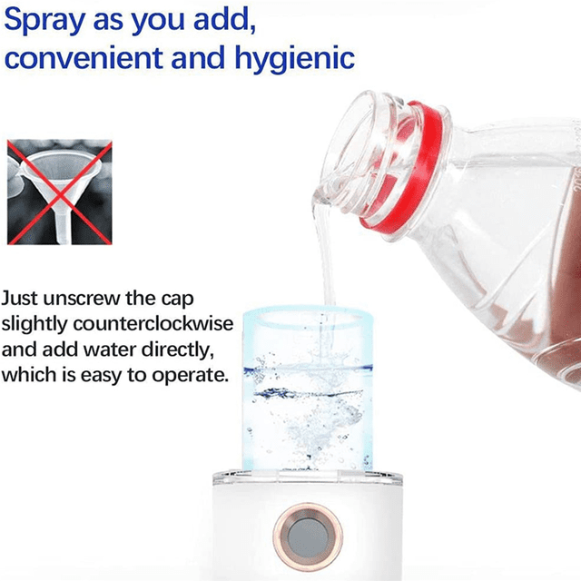 3X Portable Facial Steamer, Mini USB Facial Humidifier, Nano Facial Sprayer, Face Steamer Mist Spray Machine