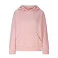 thumbnail image 4 of FAOWME Child Solid Color Hooded Silk Checked Tops Coat Light Pink 9-10 Years, 4 of 4