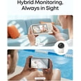 thumbnail image 3 of eufy C10 Baby Monitor Add-On Camera, 2K HD Resolution, 4× Zoom, 351° Pan and 60° Tilt, Motion/Cry/Noise/Temperature Changes, 2-Way Talk, VOX, White Noise, Night Vision, 3 of 6