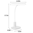 thumbnail image 2 of 10W LED Reading Lamp Student Study Special Desk Lamp Dormitory Rechargeable Pen Folding Rotating Desk Bedside Lamp, 2 of 8