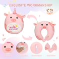 thumbnail image 4 of NUKBIL Kids Travel Pillow (Pink Cow), 4 of 7