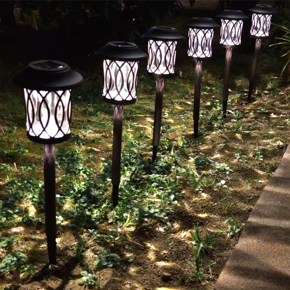 Dvkptbk Outdoor Solar Lights, Water Proofing Land-scape Spotlights, Garden Lights, Wireless Solar Powered Outdoor Lights/Lighting for Yard,Solar Meadow Lamp Garden Solar Lights on Clearance