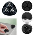 thumbnail image 2 of IMENGL Liquidation! Delayuji Roue Universelle Roulettes Autocollantes pour Petits Appareils Rotation à 360° Mini Roulettes pour Rangement de Meubles 4 Pcs Drcoevo Taille Unique Noir, 2 of 9