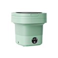 thumbnail image 2 of Folding Washing Machine, Compact Small Washer, 6.5L Lightweight Folding Washing Machine, Mini Portable Clothes Washer for Camping, RV, Apartment Green, 2 of 8