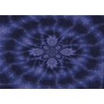 thumbnail image 1 of Ahgly Company Machine Washable Indoor Rectangle Transitional Night Blue Area Rugs, 2' x 5', 1 of 7