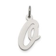 thumbnail image 1 of Pendentif Breloque Collier Monogramme Prénom Initiale Lettre O Délicat en Argent Sterling 925, 1 of 8