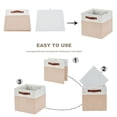 thumbnail image 4 of DECOMOMO Collapsible Sturdy Foldable Storage Bin [4-Pack] w/ Handles for Organizing Shelf Nursery, 4 of 5