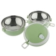 thumbnail image 2 of Rongfmy Stainless Steel Thermal Lunch Box Portable Tiffin Bento Box 2 Green, 2 of 9