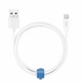 thumbnail image 1 of Blu Element Câble Tressé de Charge/Sync Lightning vers USB-A 4ft Blanc, 1 of 5