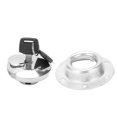 thumbnail image 4 of Tank Fuel Gas Cap, 6 Holes Generator Tank Fuel Gas Cover Anti Impact Stainless Steel Round Shape Resist Oxidation  for Generator Set Replacement Part, 4 of 7
