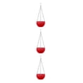 thumbnail image 1 of Maytalsory 2piece Practical And Versatile Hanging Flower Pots For Indoor And Outdoor Spaces red 3Set, 1 of 6