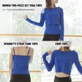thumbnail image 2 of Ensemble de 2 Camisoles Courtes pour Femmes en Modal Doux à Bretelles Spaghetti, 2 of 8