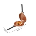 thumbnail image 3 of Cooking Utensils Product Title Flip Pancake Pan for Breakfast Pan Flipmaster Nonstick Griddle Pan Omelette Pancake Maker Kitchen Gadget for Even Cooking, 3 of 6