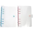 thumbnail image 1 of 2pcs Notebook Binder A6 Clear Binder Household Binder Reusable Notebook Shell Office Binders, 1 of 8