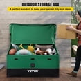 thumbnail image 2 of VEVOR Outdoor Storage Box Patio Deck Box 100 Gallon Waterproof PE Tarpaulin, 2 of 9