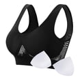thumbnail image 2 of Timegard 3pc Sports Bras for Women Plus Size High Support Wireless Breathable Mesh Workout Running Bras, 2 of 7