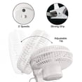 thumbnail image 4 of Hurricane Classic 6" Mini Clip On Fan for Desks & Night Stands, White (2 Pack), 4 of 8